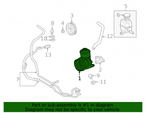 Power steering pump for Lexus LX 03-07