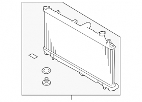 Radiator cooling water Subaru Forester 14-18 SJ 2.5