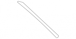 Door trim side rear left Lexus NX200t NX300 NX300h 15-21 rear