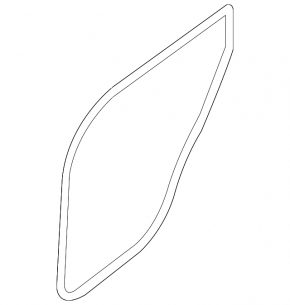 Rear left door seal for Infiniti JX35 QX60 13-17 beige