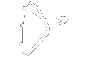 Audi Q3 83A 19-25 black left side panel trim