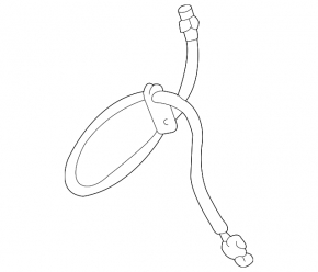 Brake hose front left Lexus RX300 RX330 RX350 RX400H 04-09