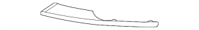 Front bumper grille trim right Porsche Cayenne 958 11-14 upper