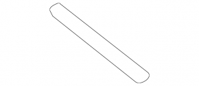 Front bumper mount wing left Mercedes CLA 17-19