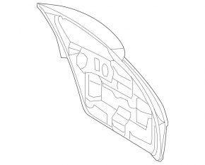 Mercedes W164 ML bare trunk door