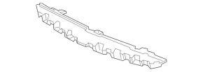Mercedes C-class W205 15-18 front bumper center upper bracket