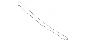 Sealing rubber for the hood-bumper bumper Mercedes E-class W212 14-16