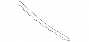 Sealing rubber for the hood-bumper bumper Mercedes E-class W212 14-16