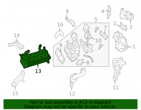 EGR valve cooler Mercedes W166 GLE 16-16 2.1d