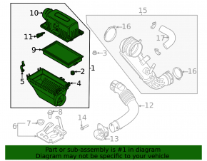 Air Filter Housing Ford Explorer 20- 2.3T