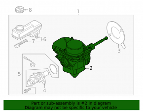 Brake booster Volkswagen ID.4 21-22