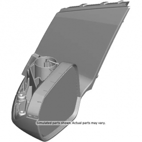 Side mirror left Chevrolet Volt 16- 5 pins, heated