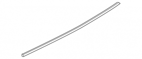 Molding door-glass central rear right Chevrolet Malibu 13-15