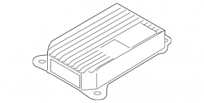 SRS airbag module airbag computer BMW 5 F10 14-16 without cruise