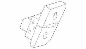 Front left door central lock button Audi A6 C7 12-18