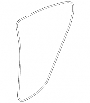 Rear left door seal BMW 3 F30 12-18