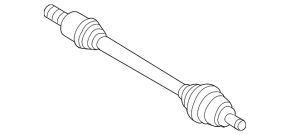 Front right axle shaft for VW Jetta 11-18 USA automatic transmission