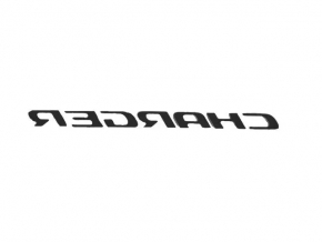 Emblem inscription CHARGHER trunk lid Dodge Charger 11-23