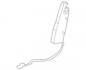 Airbag front seat left Toyota Avalon 13-15 rusty pyropatron