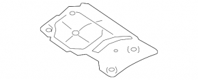 Tank guard left Nissan Rogue 14-20 type 2