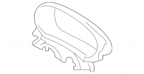 Kia Sorento 16-20 black instrument cluster trim