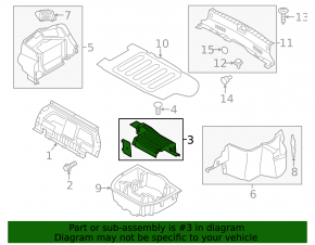 Battery Cover Kia Optima 11-16 hybrid