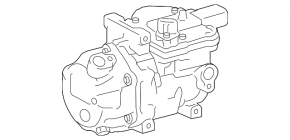 Air Conditioning Compressor Toyota Prius 30 10-15