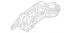 Heater housing bare Mercedes C-class W205 15-21