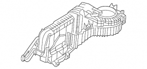 Heater assembly Mercedes C-class W205 15-21