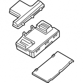 Underhood fuse box Ford Edge 15-3.5 broken mount