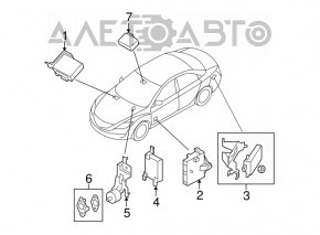 LIGHT CONTROL MODULE MAZDA 6 09-13