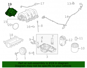Ford Mustang mk6 18- 5.0 Throttle Body