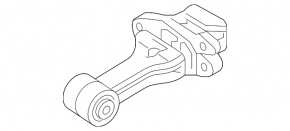Rear engine mount Hyundai Accent 18-23 1.6