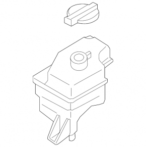 Coolant expansion tank Kia Optima 11-15 TYC