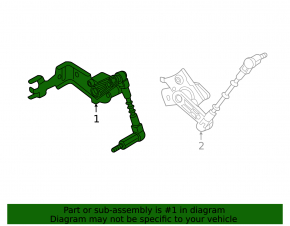 Body position sensor with tie rod front right Audi Q7 16 - broken stud