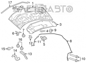 Chrysler 200 Hood Insulation 11-14