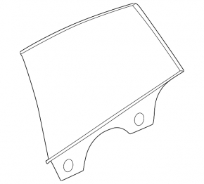 Rear right door glass BMW i4 22-26