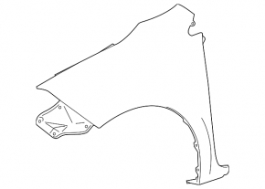 Front left wing Toyota Corolla 14-19