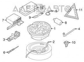 Tool kit set VW Jetta 17-18 USA
