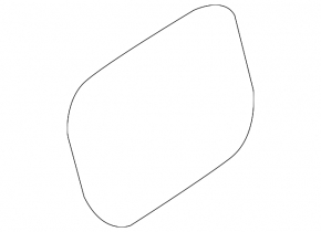 Fuel filler door for Kia Sorento 21-25 HEV, PHEV