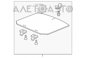 Trunk floor for Honda CRV 12-16 beige