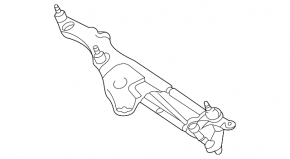 Windscreen wiper linkage with motor for Lexus RX300 98-03