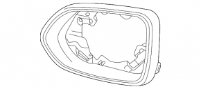 Right mirror housing Chevrolet Equinox EV 24-26
