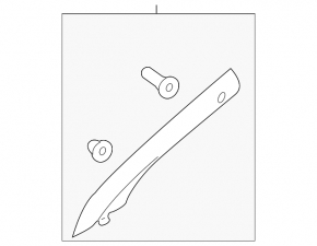 Left front pillar trim for Hyundai Sonata 11-15 beige