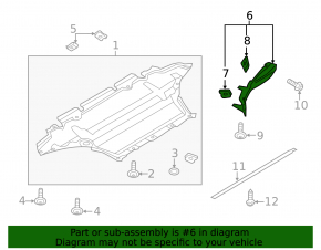 Mudguard front right Audi Q5 8R 09-17