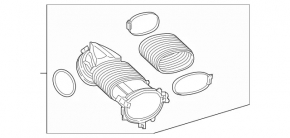 Air duct for manifold Mercedes W167 GLE 450 20-23