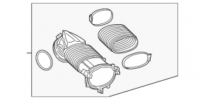 Air duct for manifold Mercedes W167 GLE 450 20-23