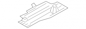 Rear bumper guard left Ford C-max MK2 13-18