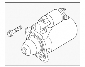 Starter VW Touareg 12-17 3.6 2.0 Kw Valeo