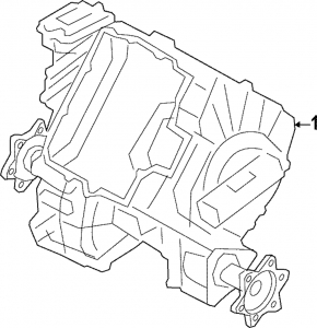 Front electric motor Audi E-Tron 19-23 with gearbox